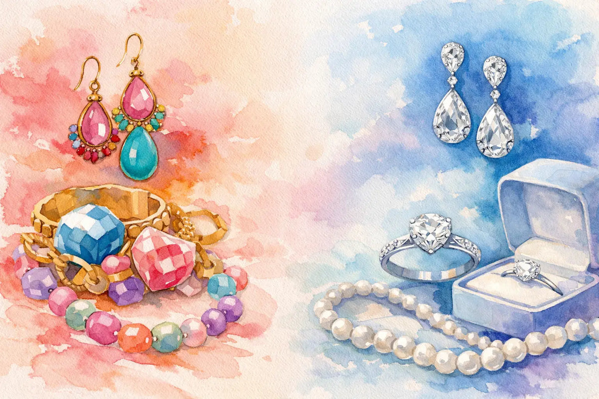 Fashion Jewelry vs Fine Jewelry Compared