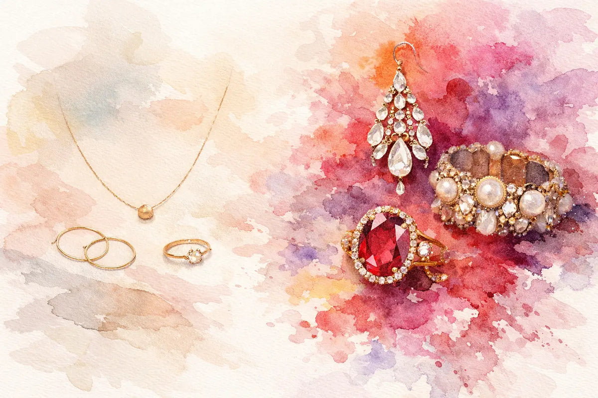 Minimalist Jewelry vs Statement Jewelry Explained