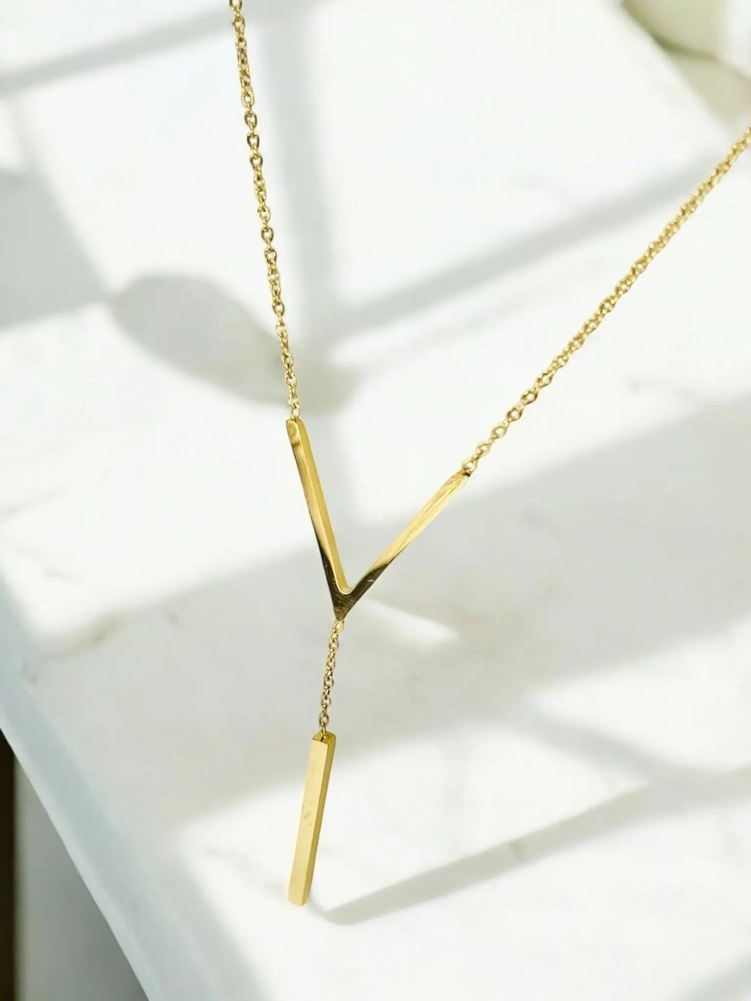 Eira Y-Drop Necklace - Laliyo Bedminster