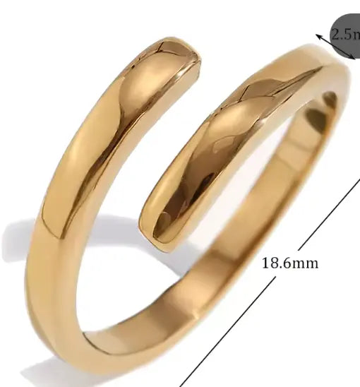 20. Curve Wrap Luxe Ring - Laliyo Bedminster