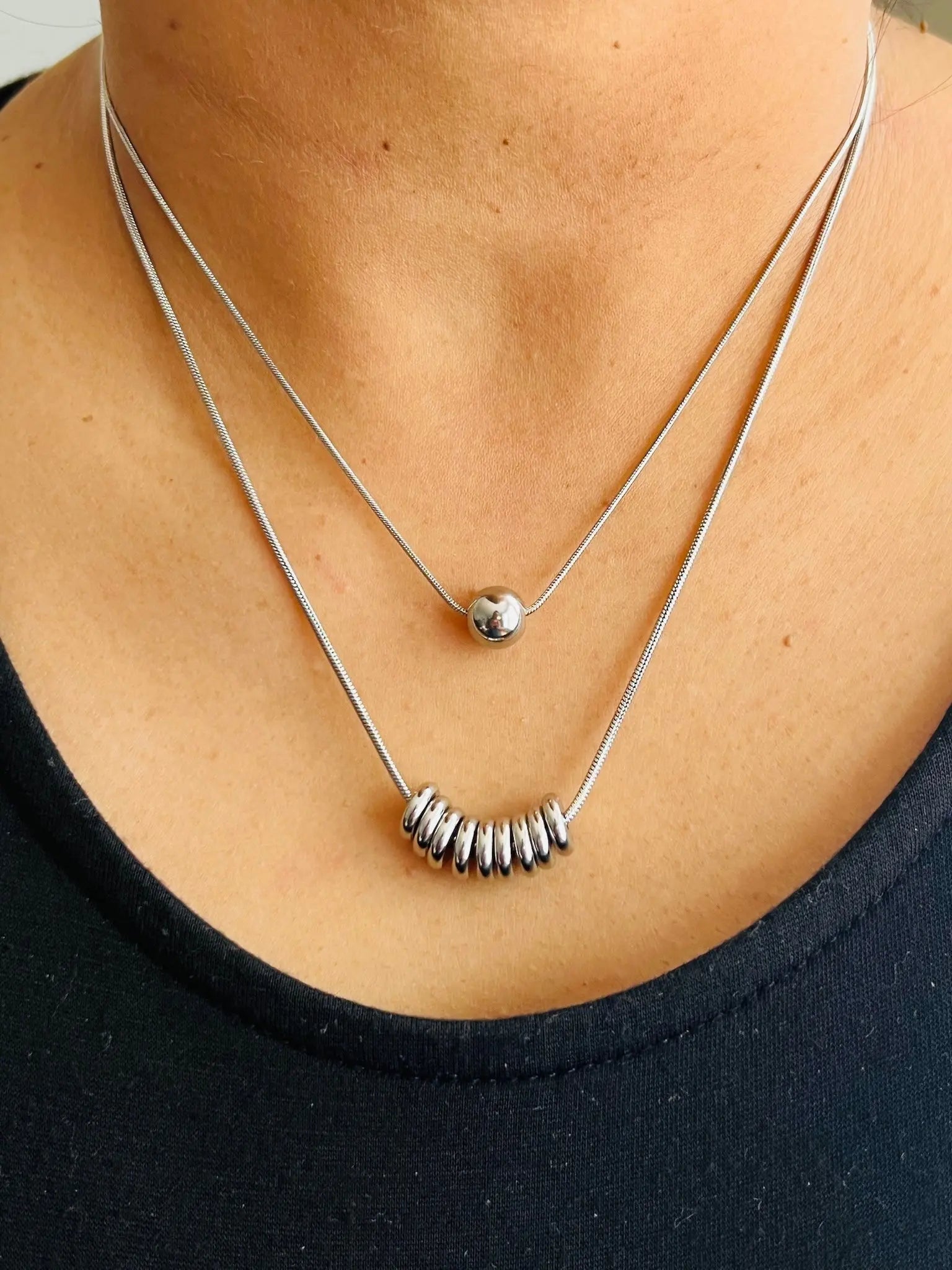 Weight- La.Muses-Beaded Statement Necklace (Copy) - Laliyo Bedminster