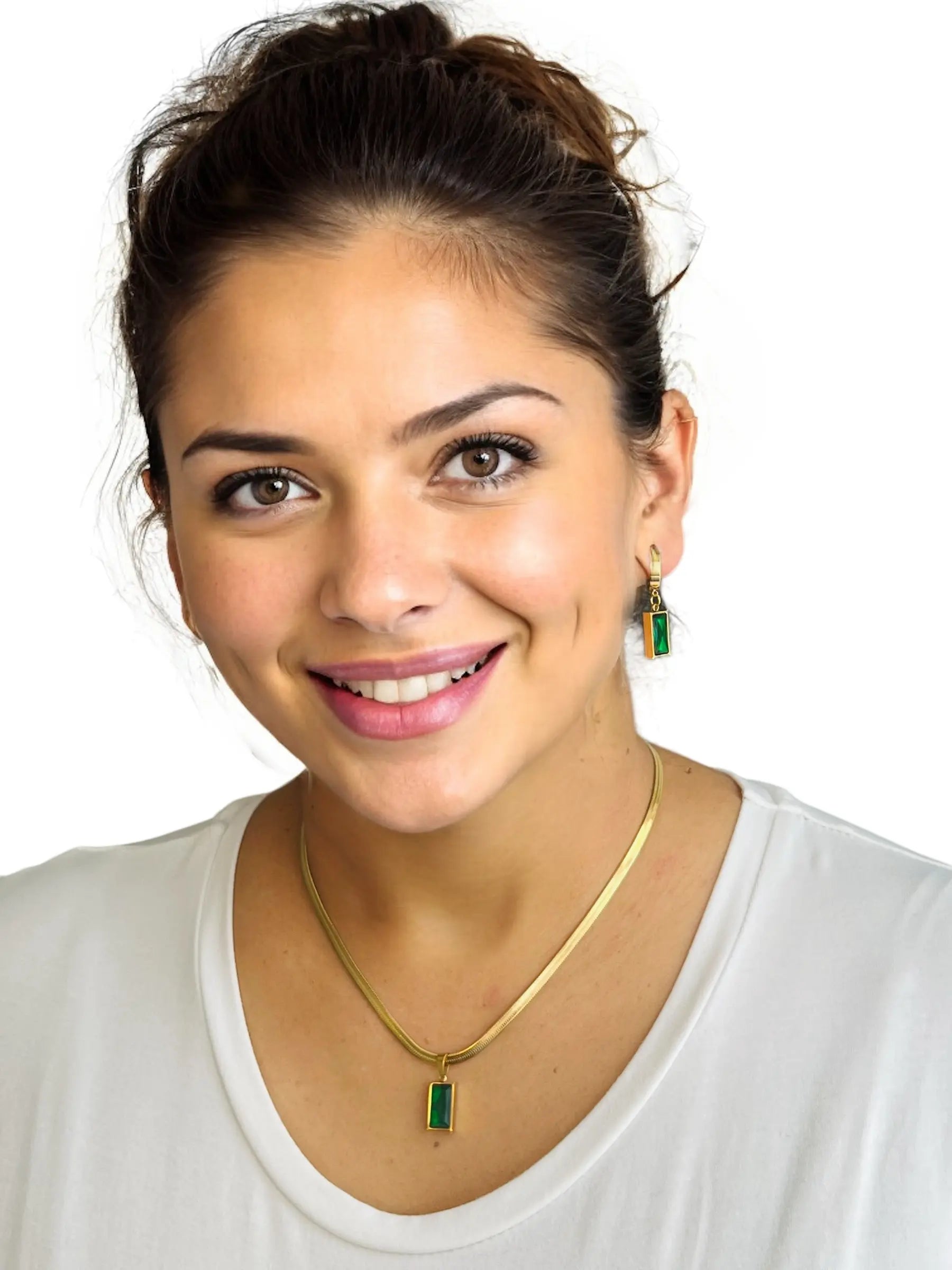 Emerald Green Queen Necklace - Laliyo Bedminster