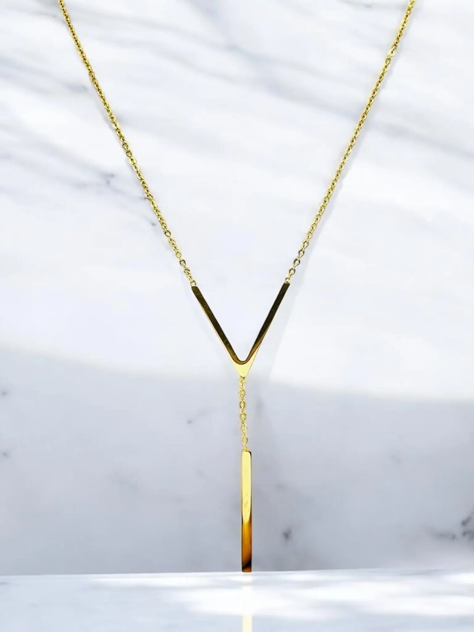 Eira Y-Drop Necklace - Laliyo Bedminster