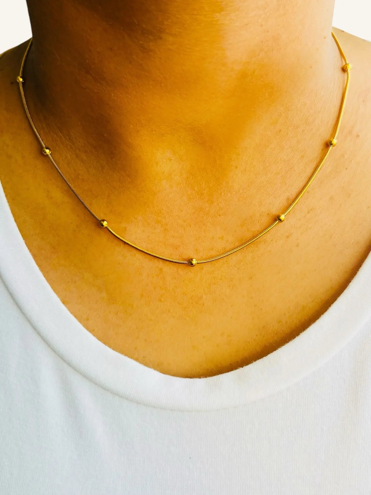 Dewdrop Chain Necklace - Laliyo Bedminster