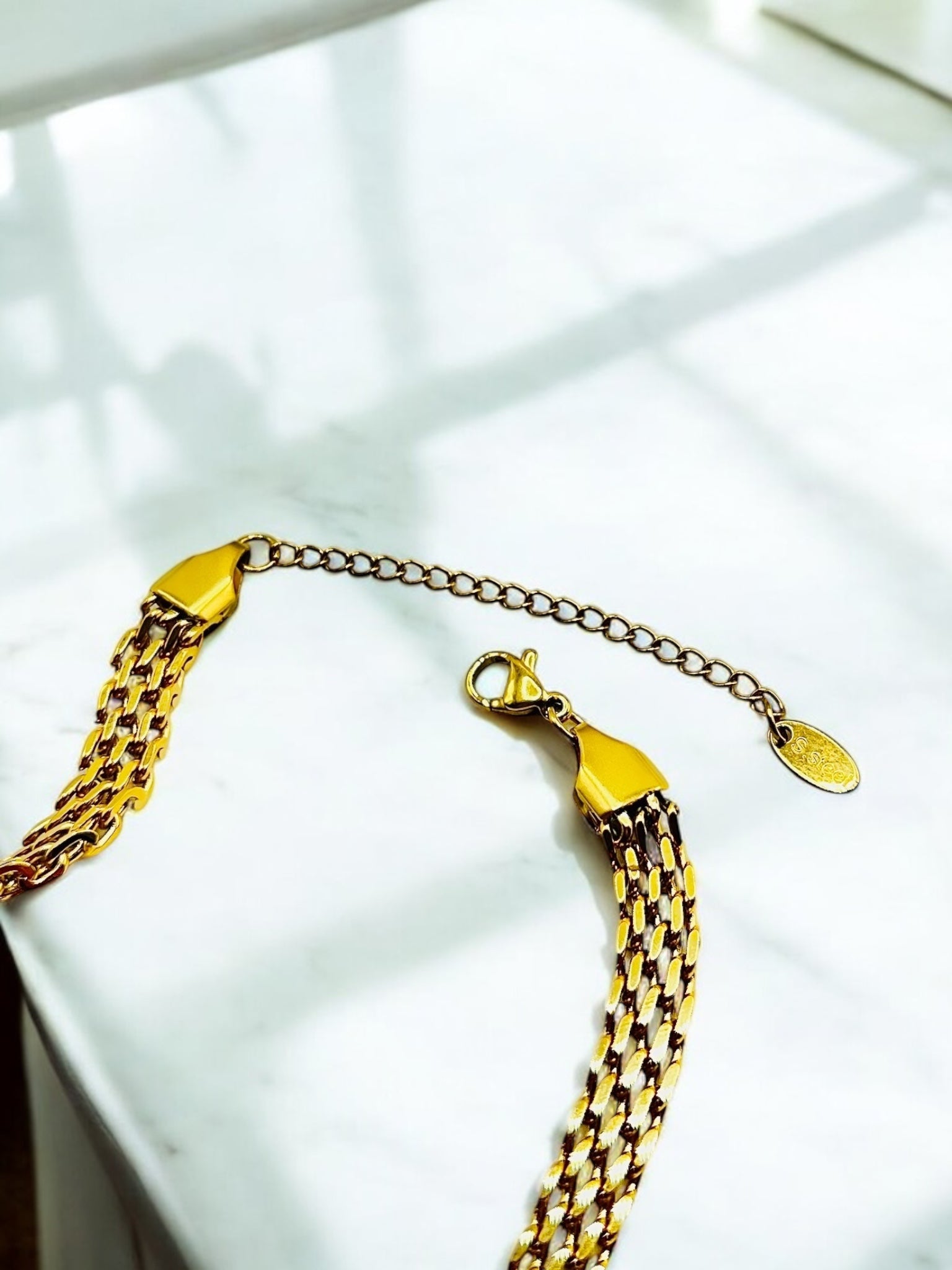 Gilded Armor Necklace