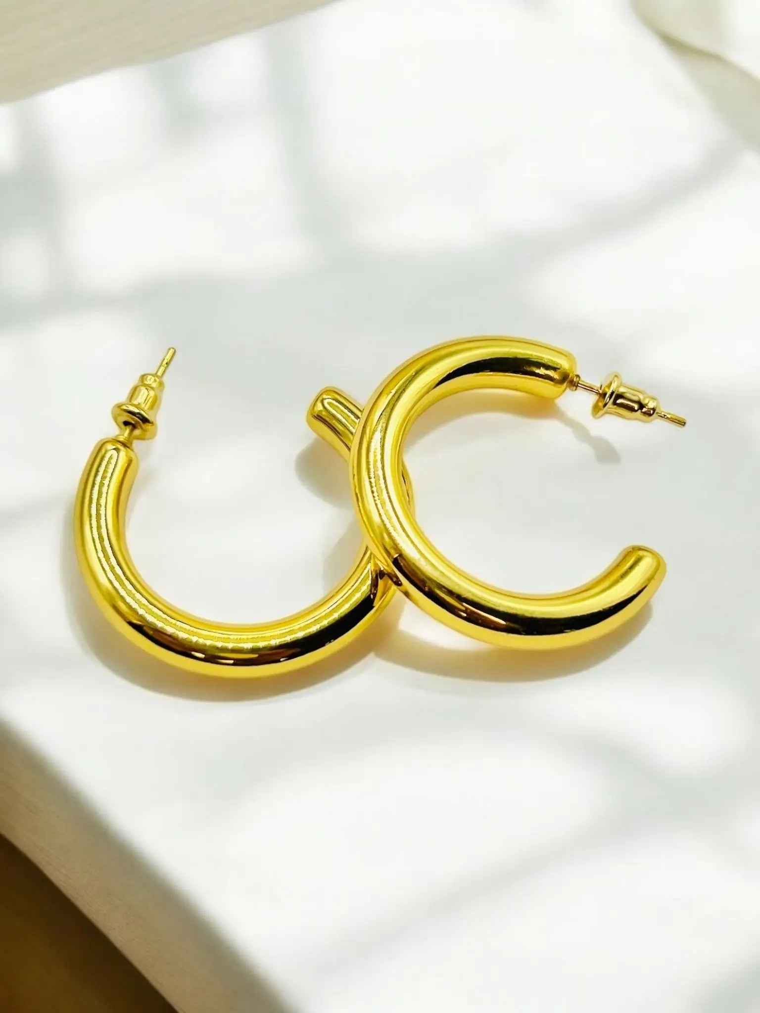 Auryn Hoops Earrings - Laliyo Bedminster