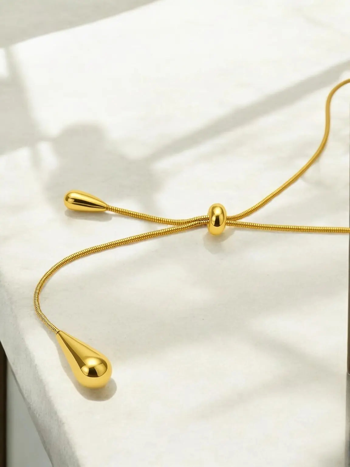 Yara Sleek Lariat Necklace - Laliyo Bedminster