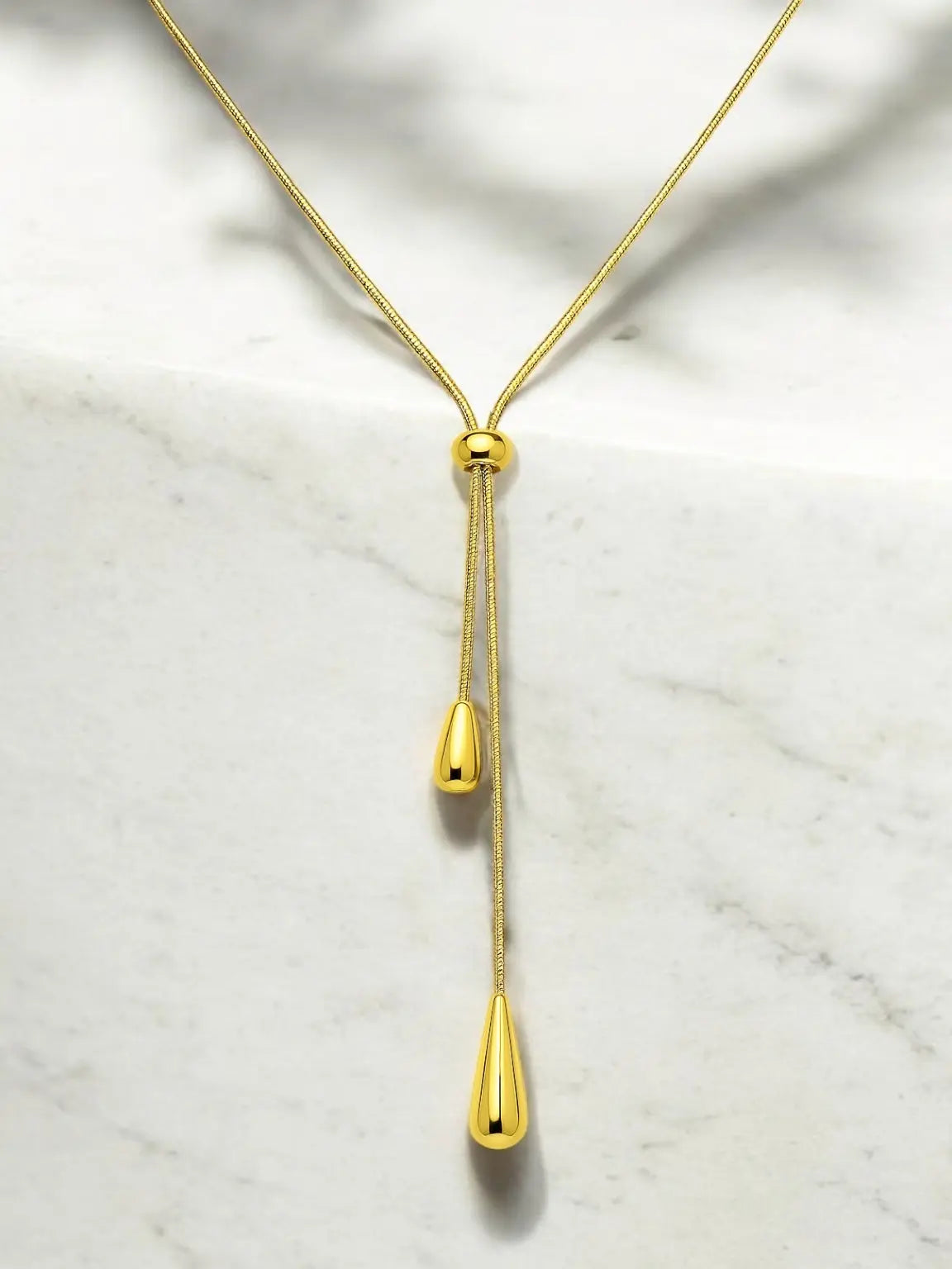 Yara Sleek Lariat Necklace - Laliyo Bedminster