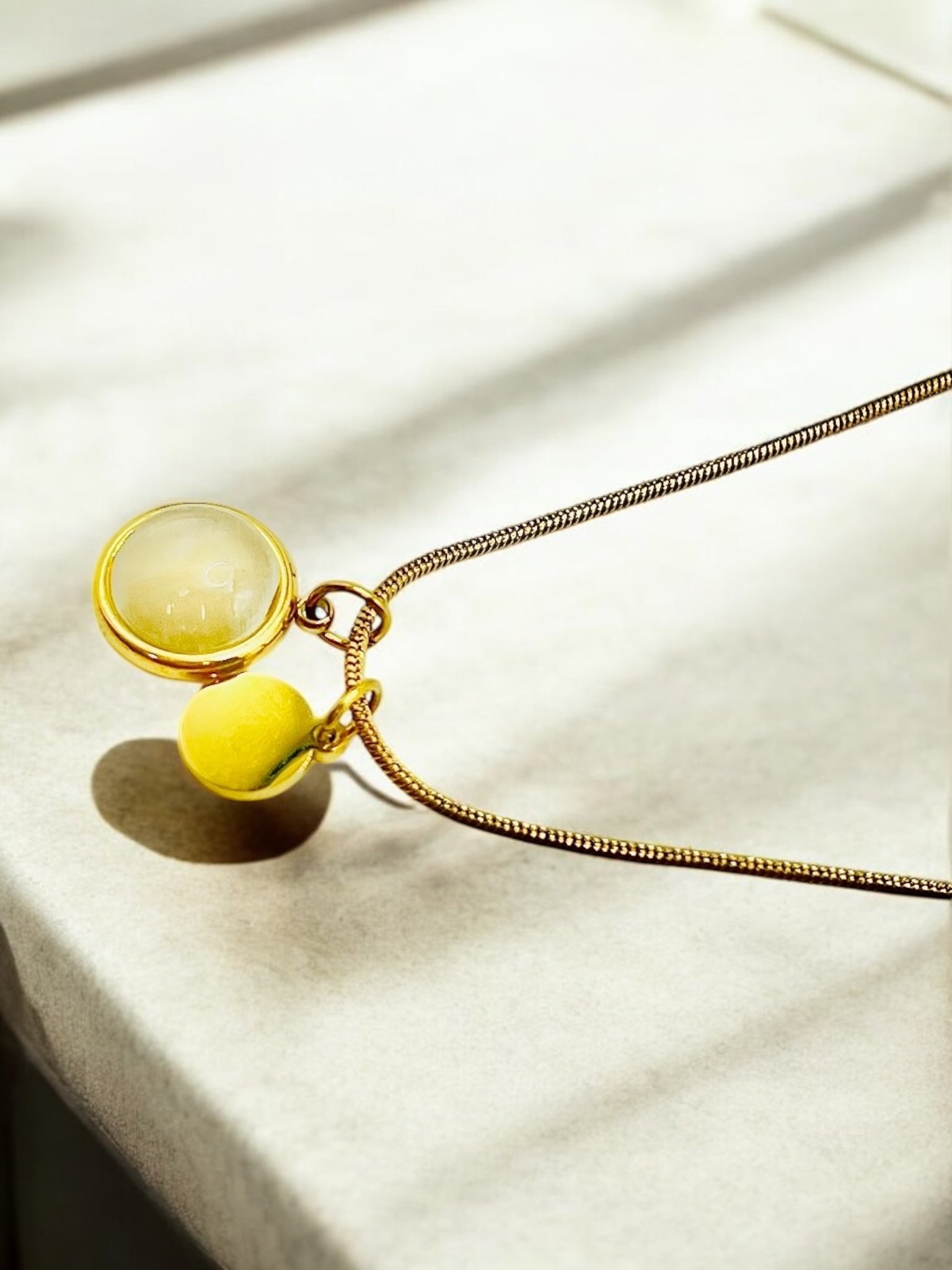 Amberlight Charm Necklace