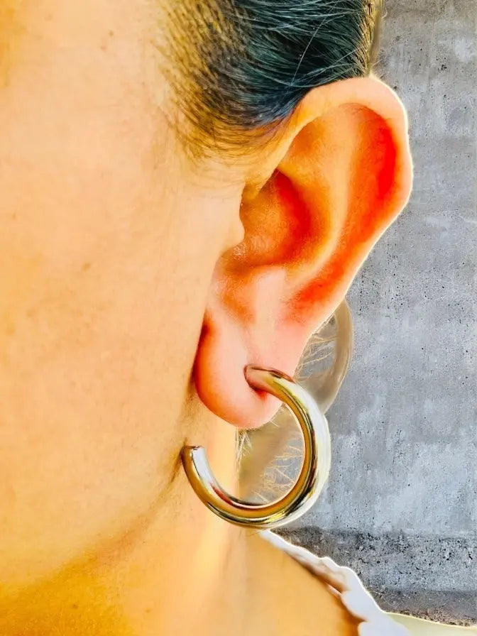 Auryn Hoops Earrings - Laliyo Bedminster