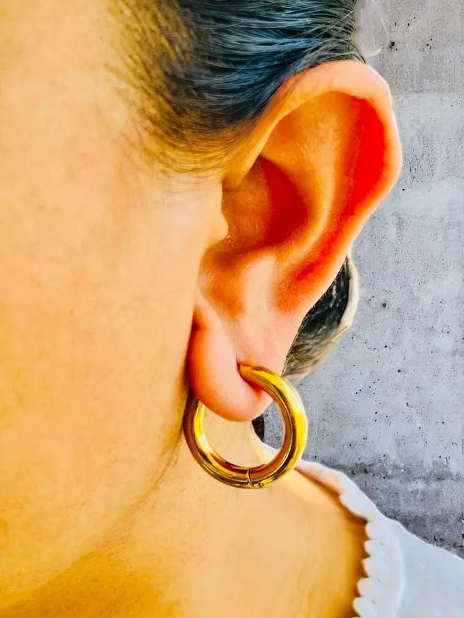 Lustra Hoop Earrings - Laliyo Bedminster