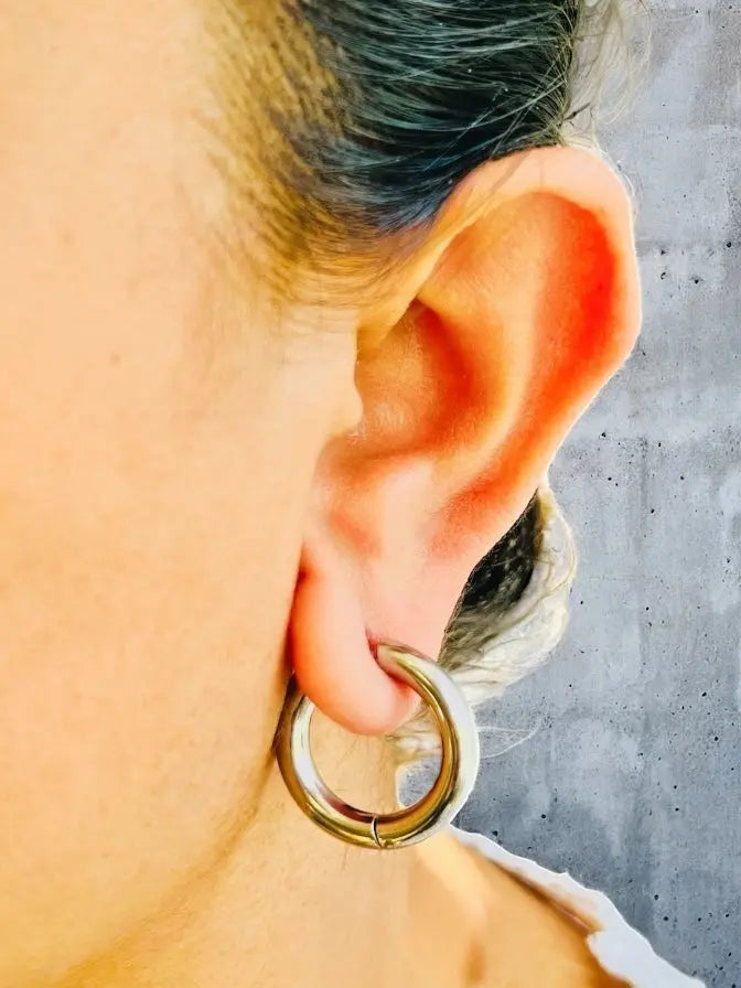 Lustra Hoop Earrings - Laliyo Bedminster