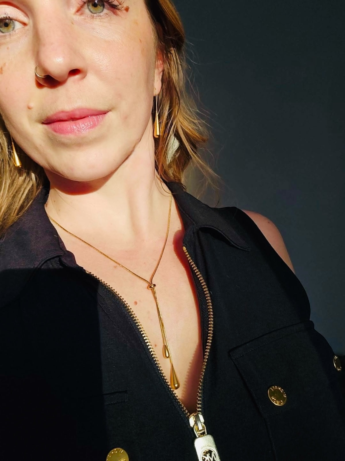 Yara Sleek Lariat Necklace