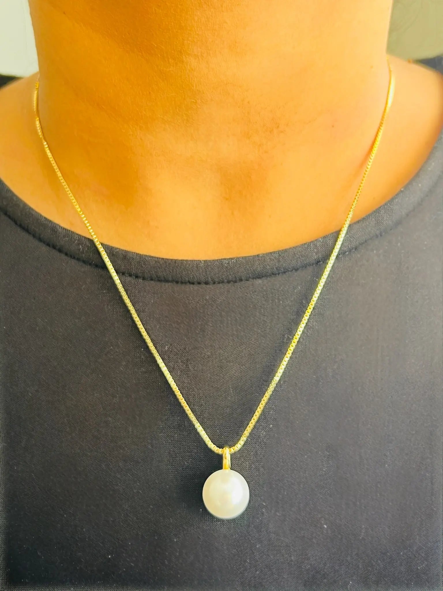 Lustre Drop Necklace - Laliyo Bedminster