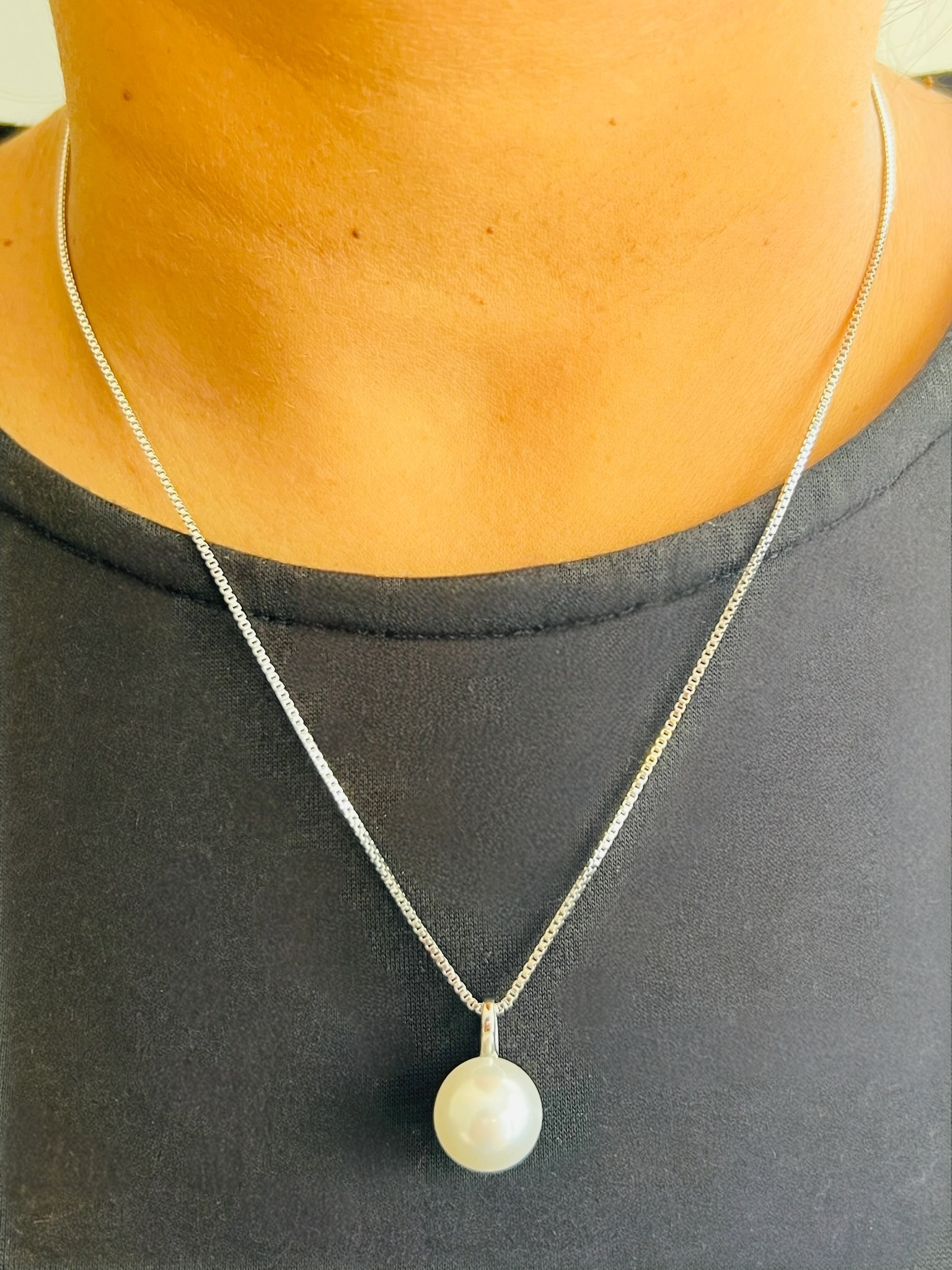 Lustre Drop Necklace