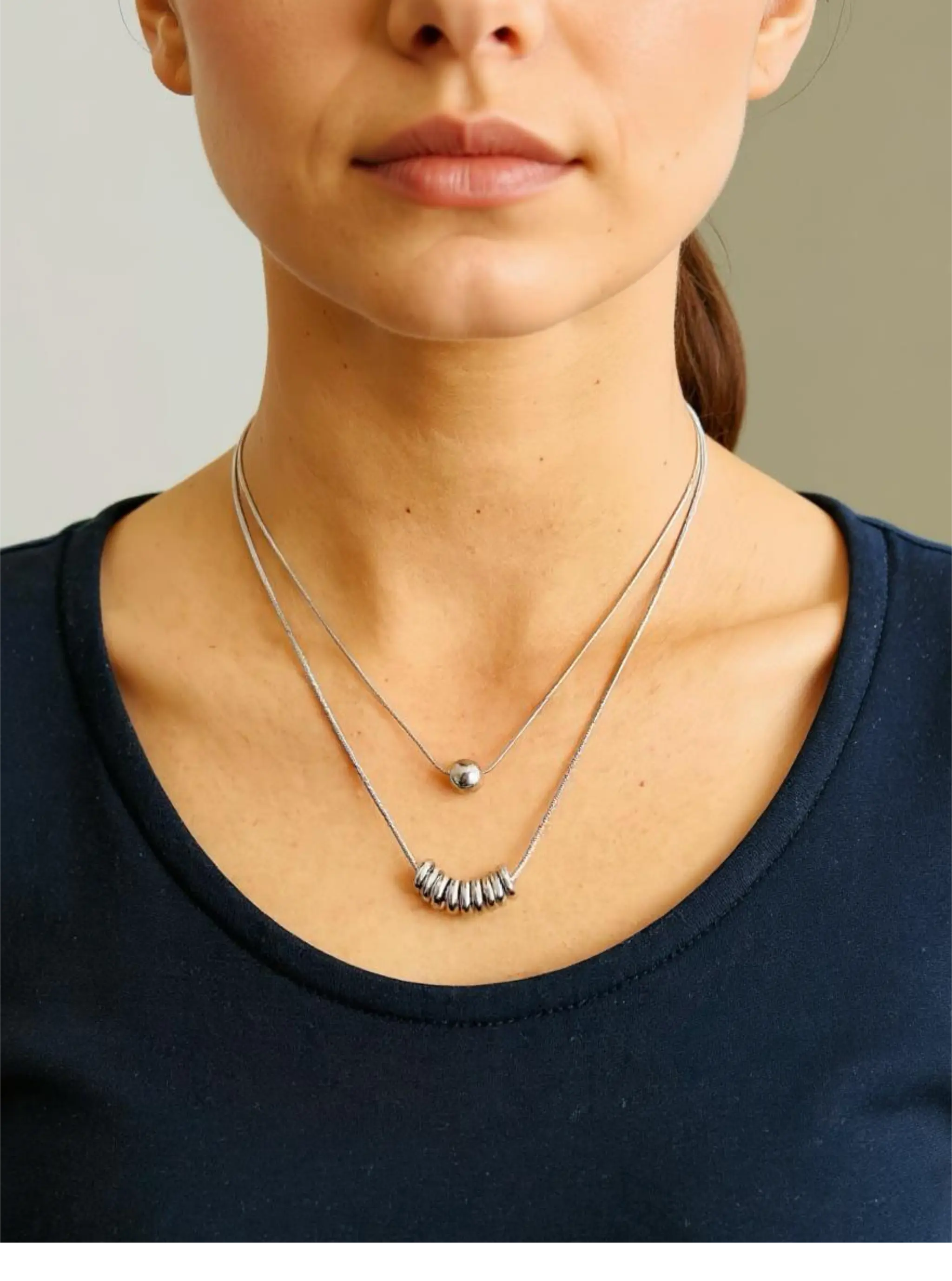 Radiance Bead Strand Necklace - Laliyo Bedminster