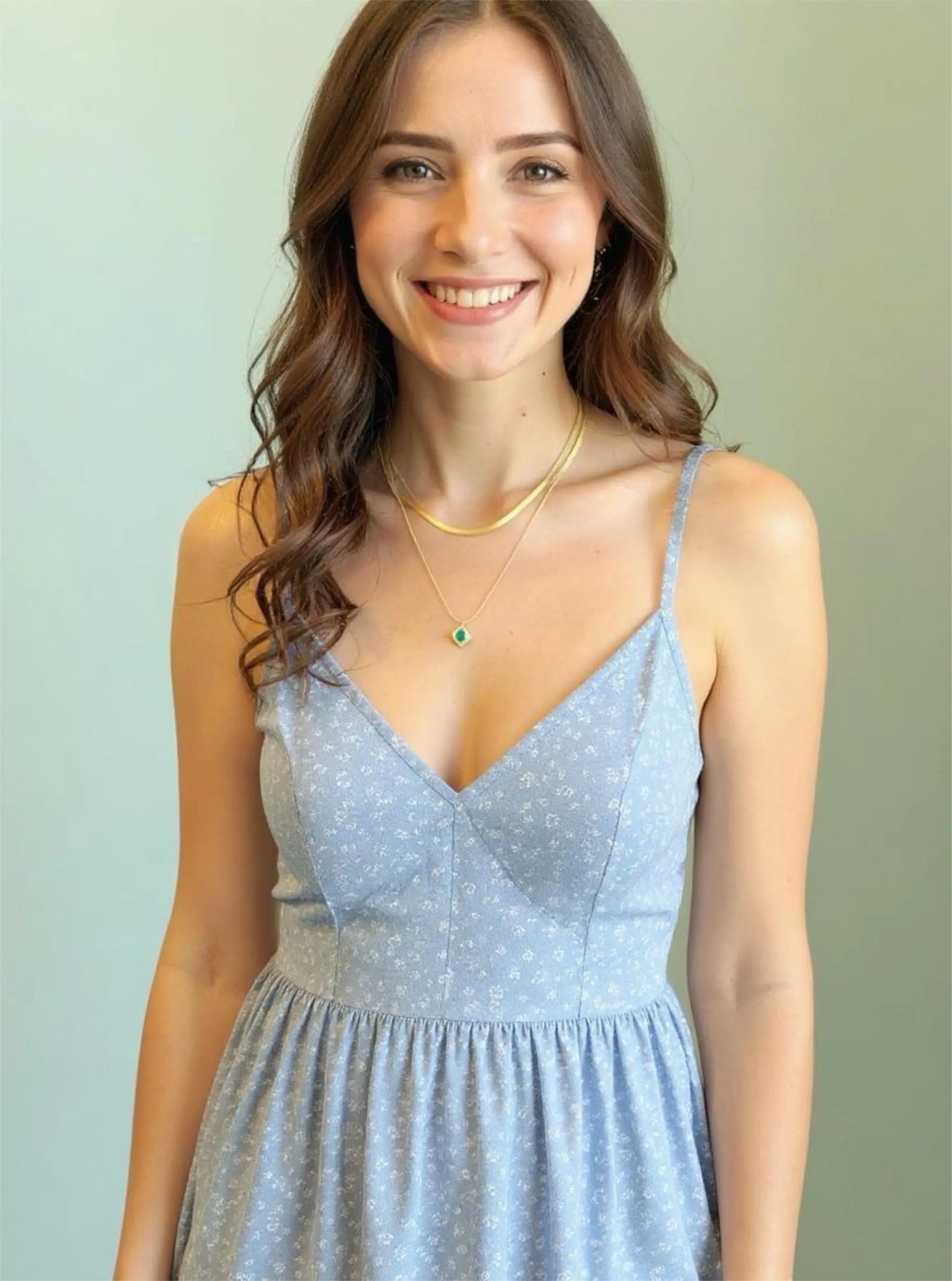 Emerald Glint Necklace - Laliyo Bedminster
