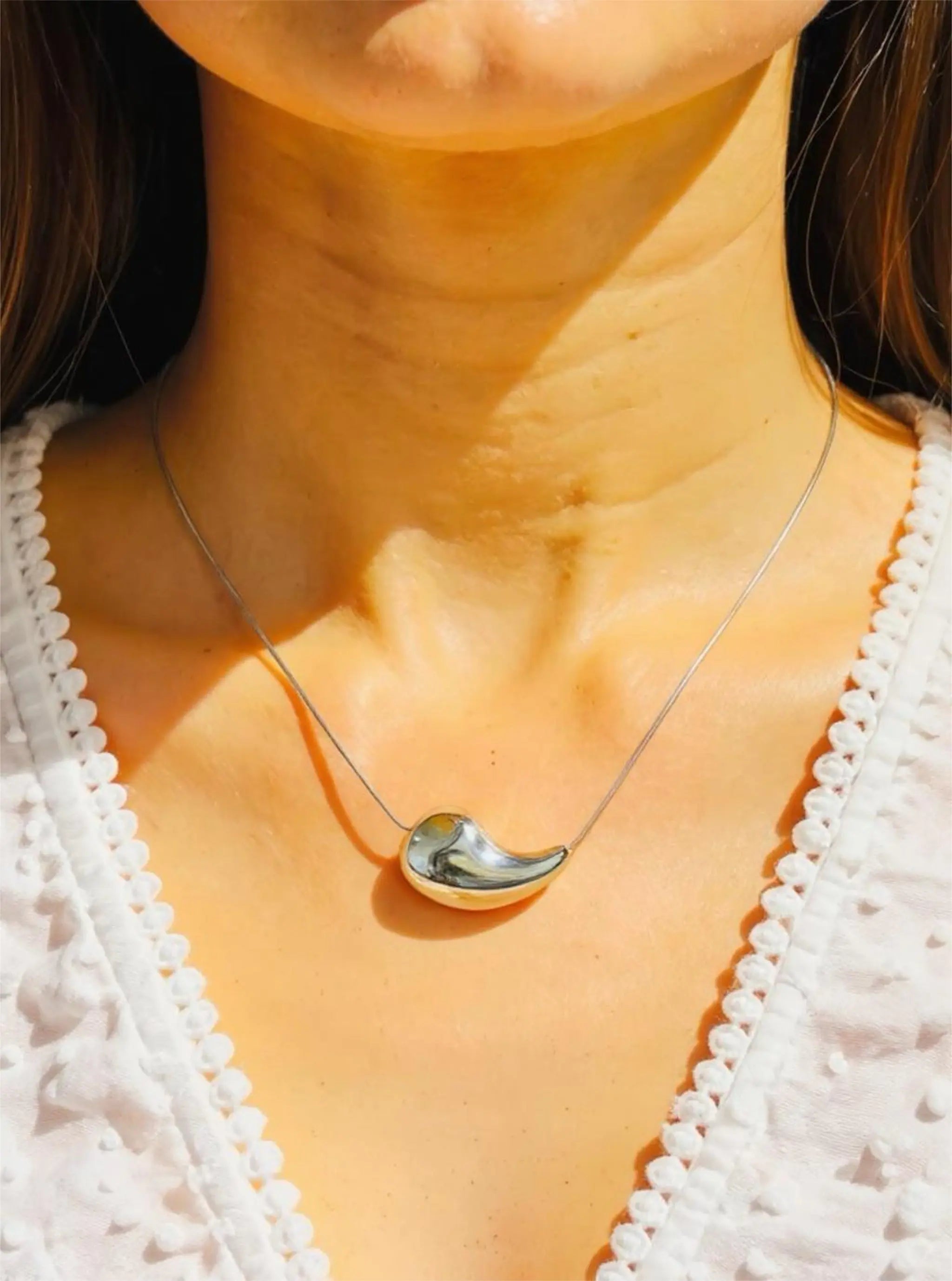 Melted Muse Pendant Necklace - Laliyo Bedminster