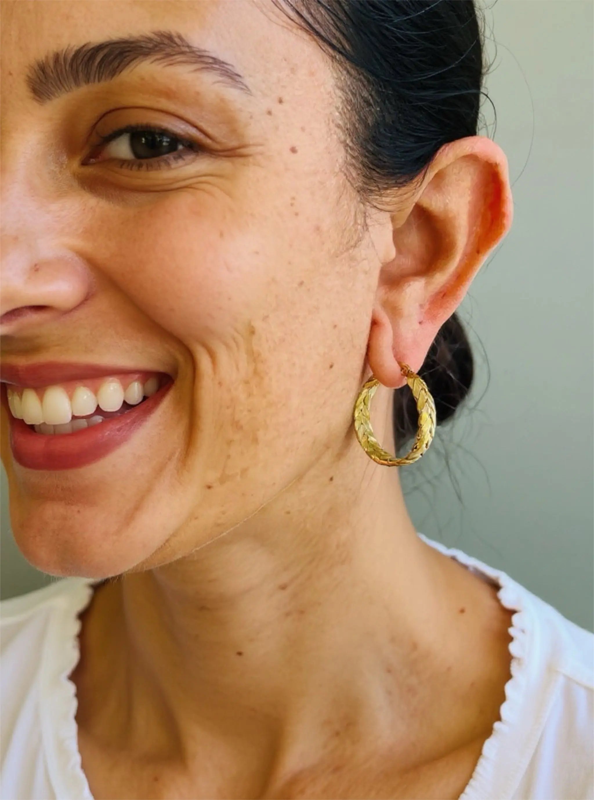 Braidelle Hoop Earrings - Laliyo Bedminster