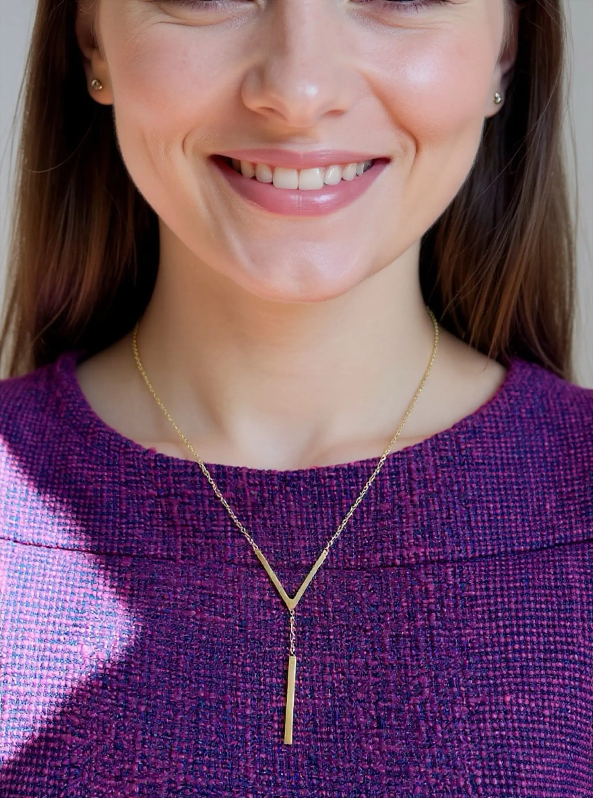 Eira Y-Drop Necklace - Laliyo Bedminster