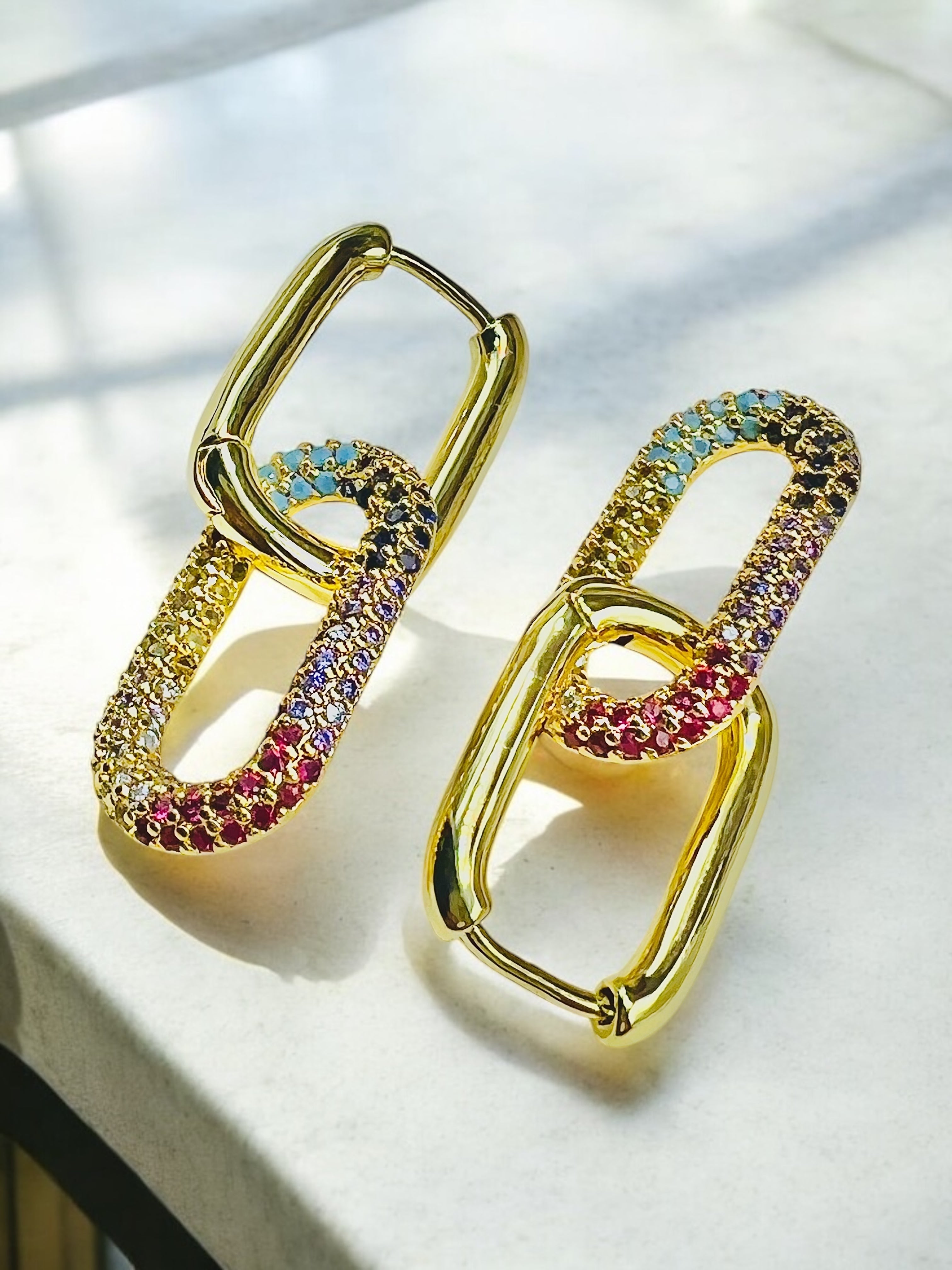 Noir Luxe Links Earrings