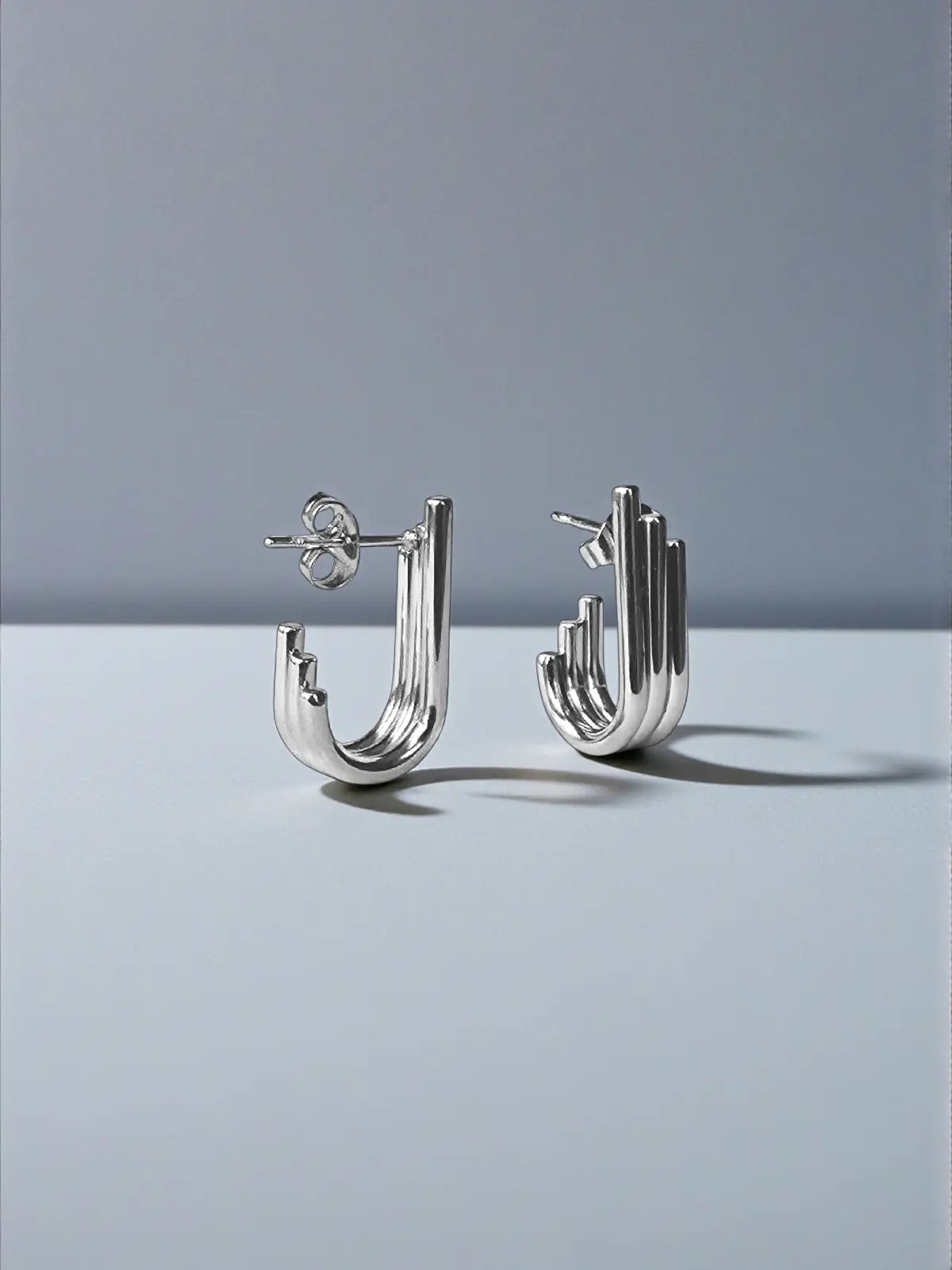 Nova Tri-Bar U Earrings - Laliyo Bedminster