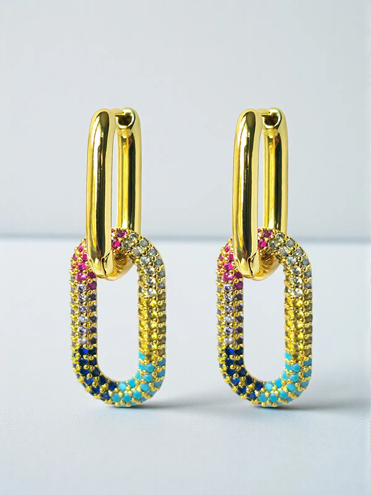 Noir Luxe Links Earrings - Laliyo Bedminster