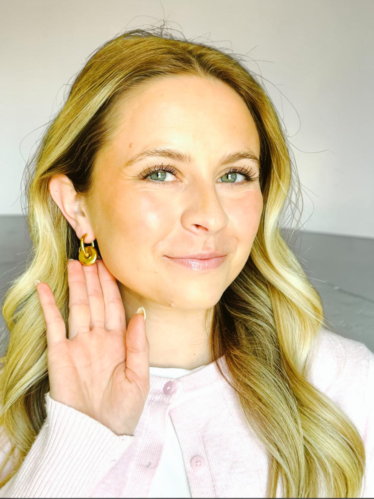 Soluna Halo Hoop Earrings