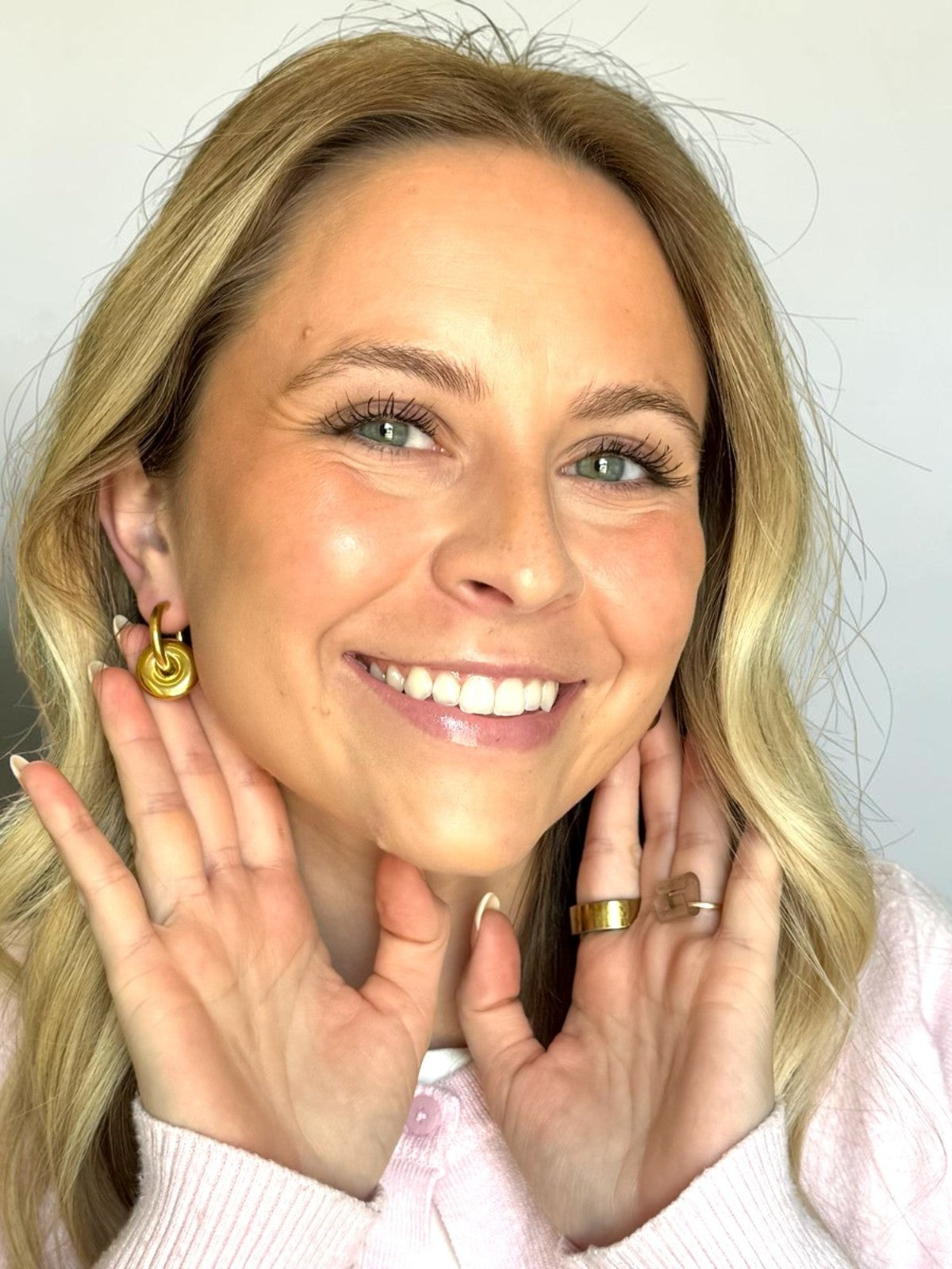 Soluna Halo Hoop Earrings