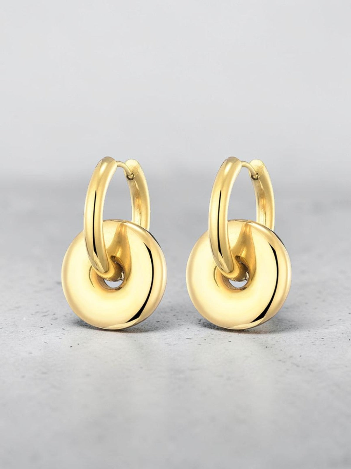 Soluna Halo Hoop Earrings