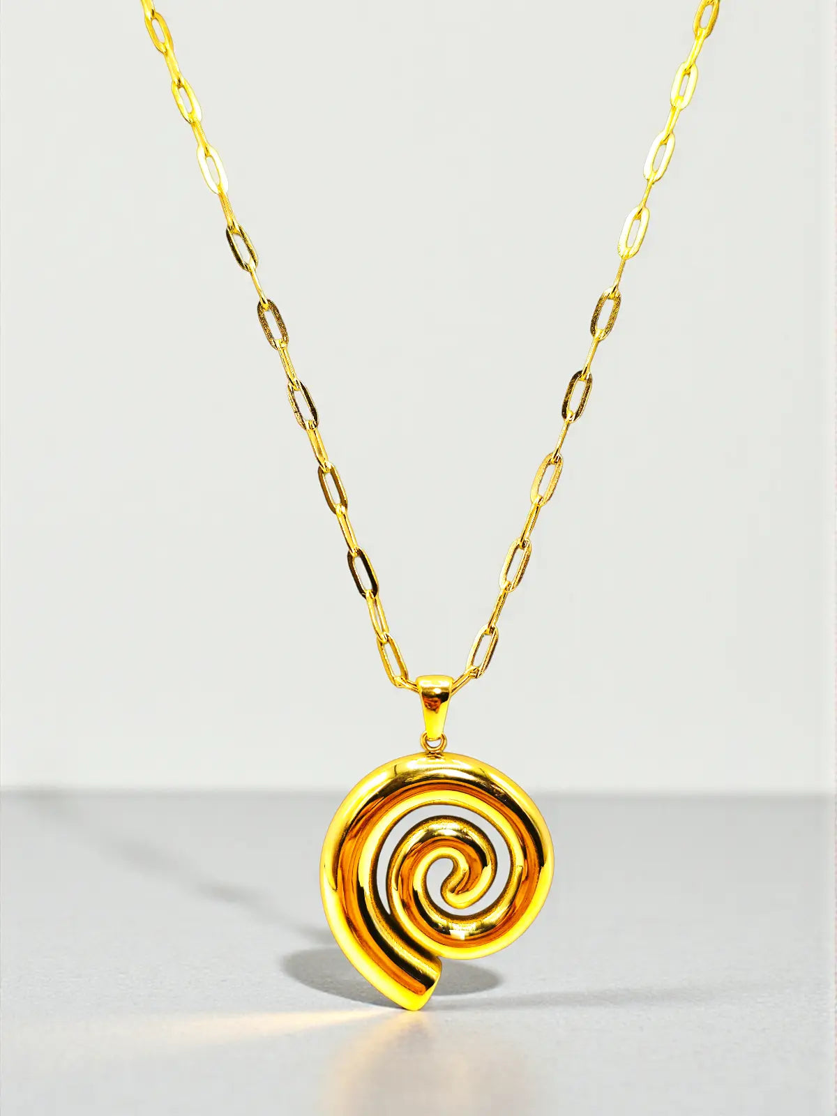 Aurelia Spiral Necklace - Laliyo Bedminster