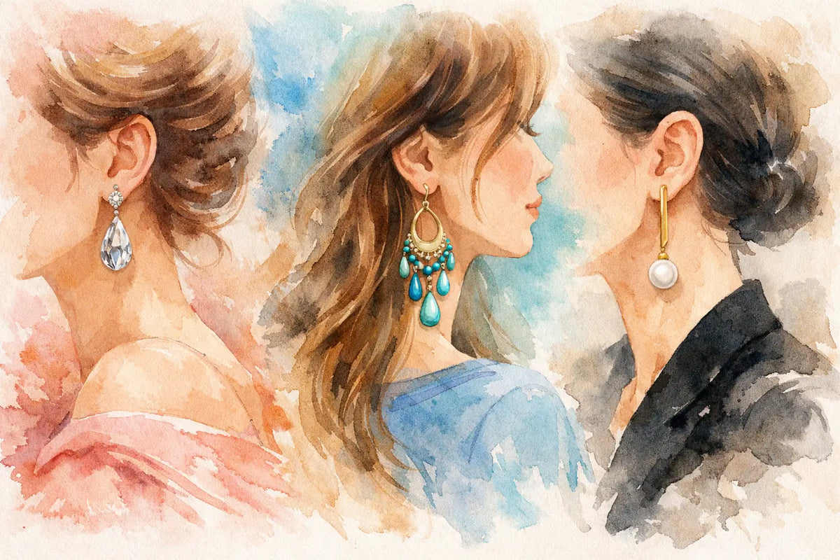 How to Wear Drop Earrings With Every Outfit