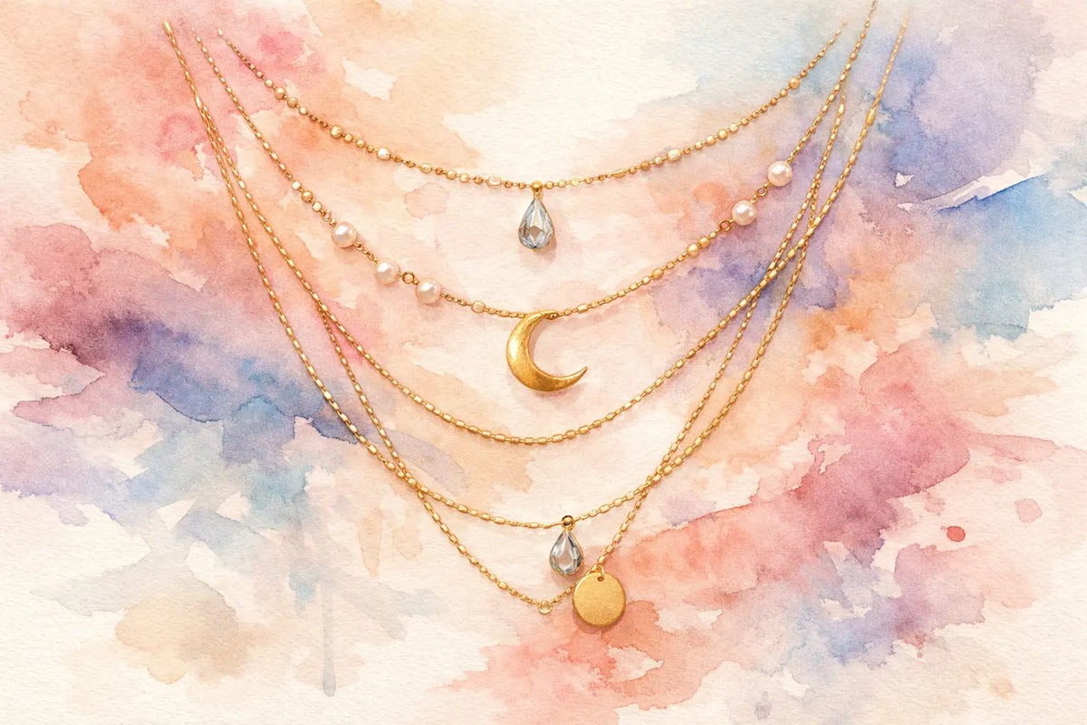 How to Layer Necklaces That Always Work