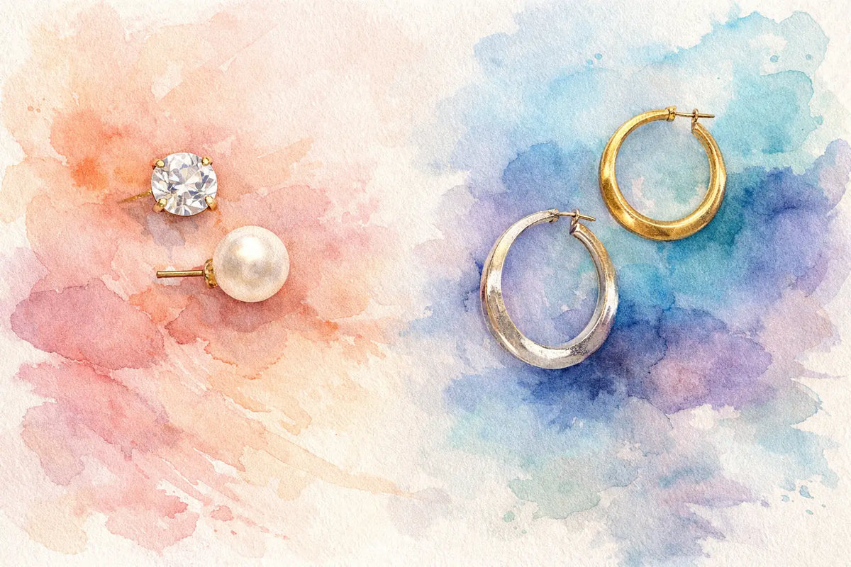 Studs Versus Hoops: Which Earrings Fit You?