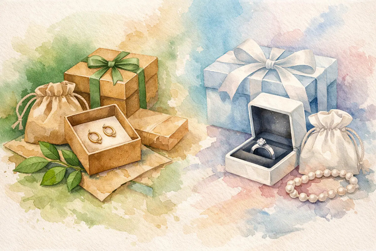 Recycled Versus Virgin Jewelry Packaging