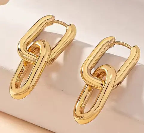 15. Nova Chain Luxe Earrings - Laliyo Bedminster