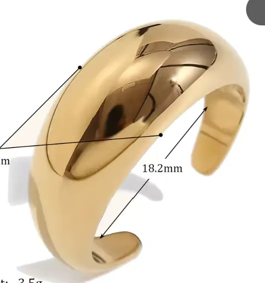 18. Bold Dome Luxe Ring - Laliyo Bedminster