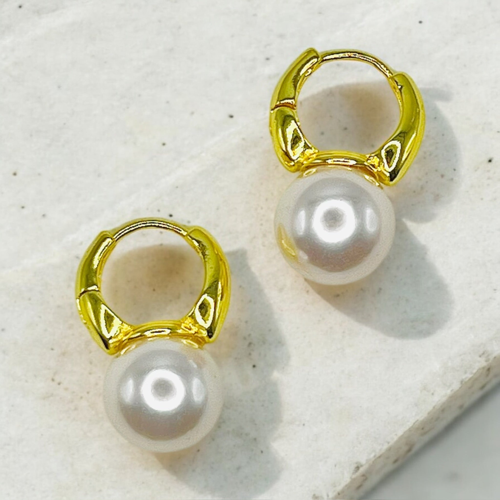 Orla Pearl Hoops