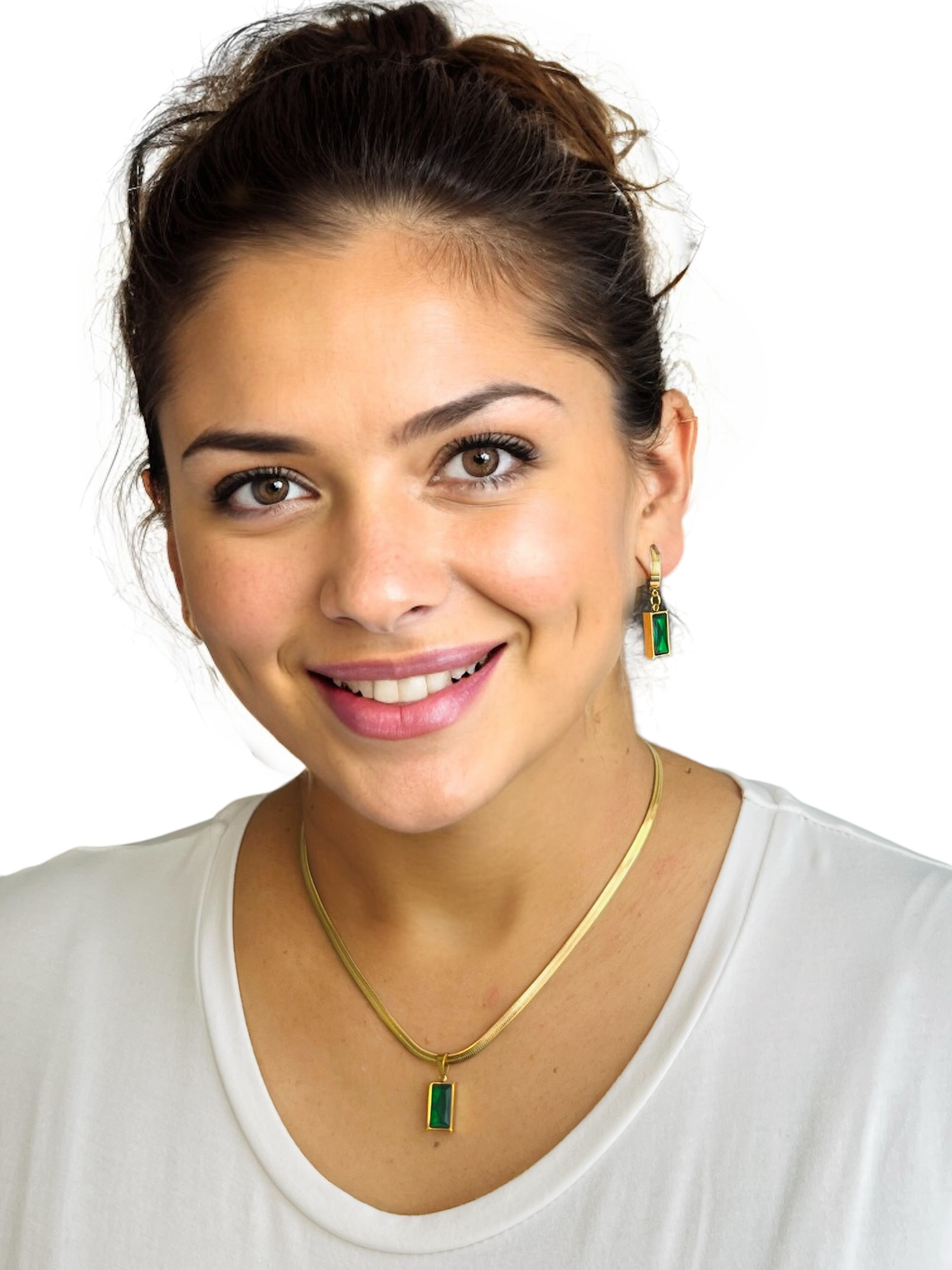 Emerald Green Queen Necklace