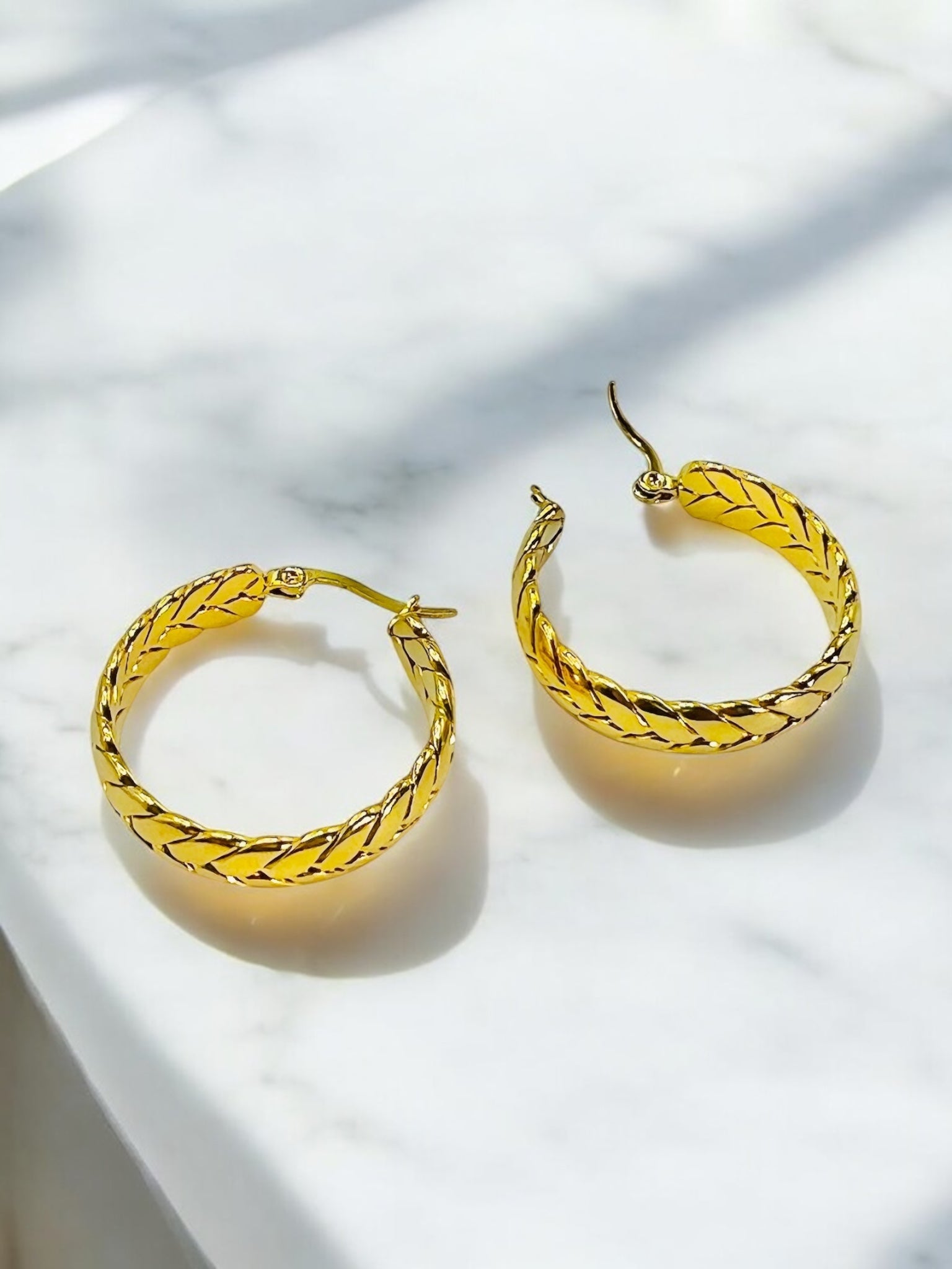 Braidelle Hoop Earrings