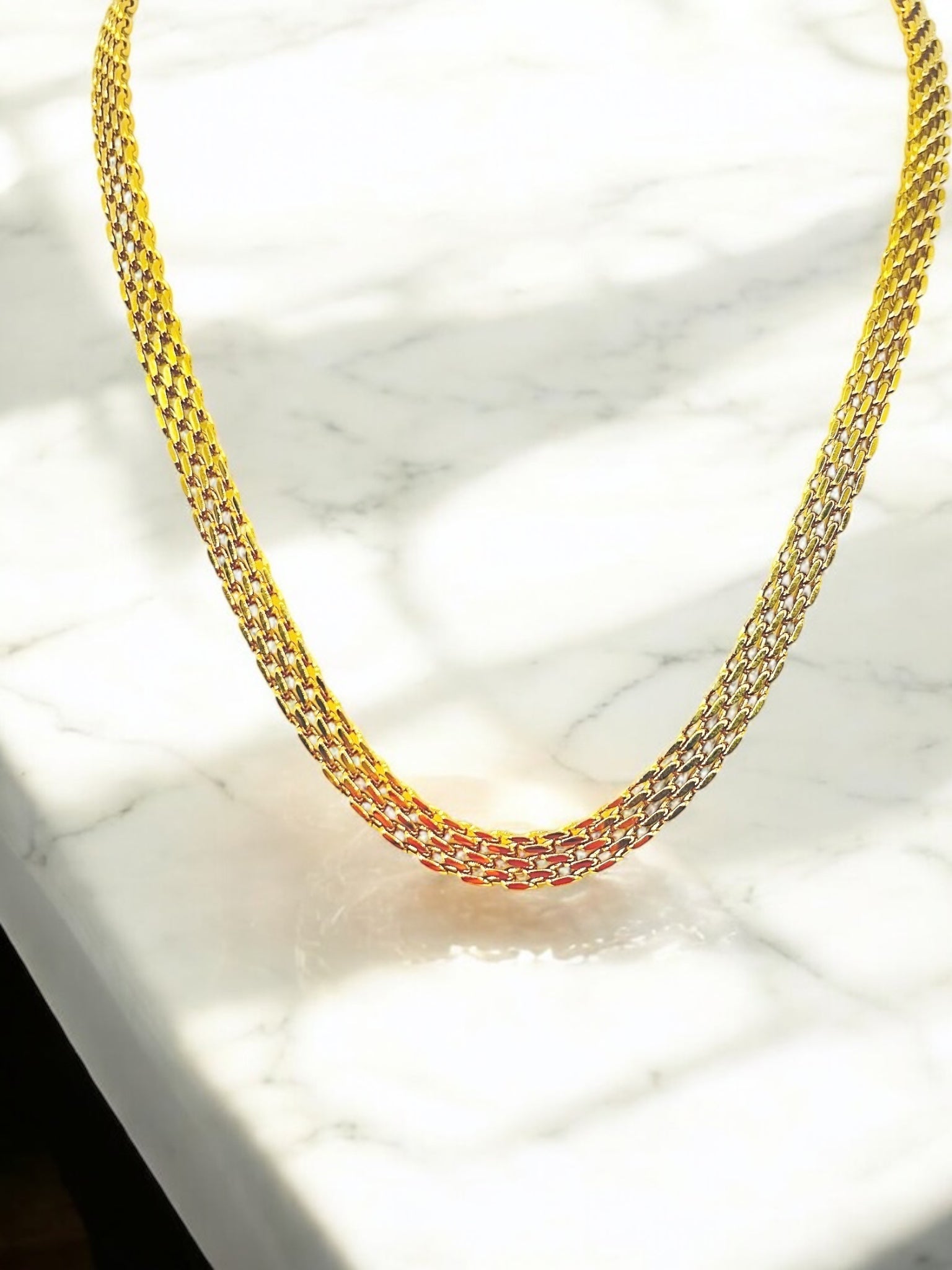 Gilded Armor Necklace