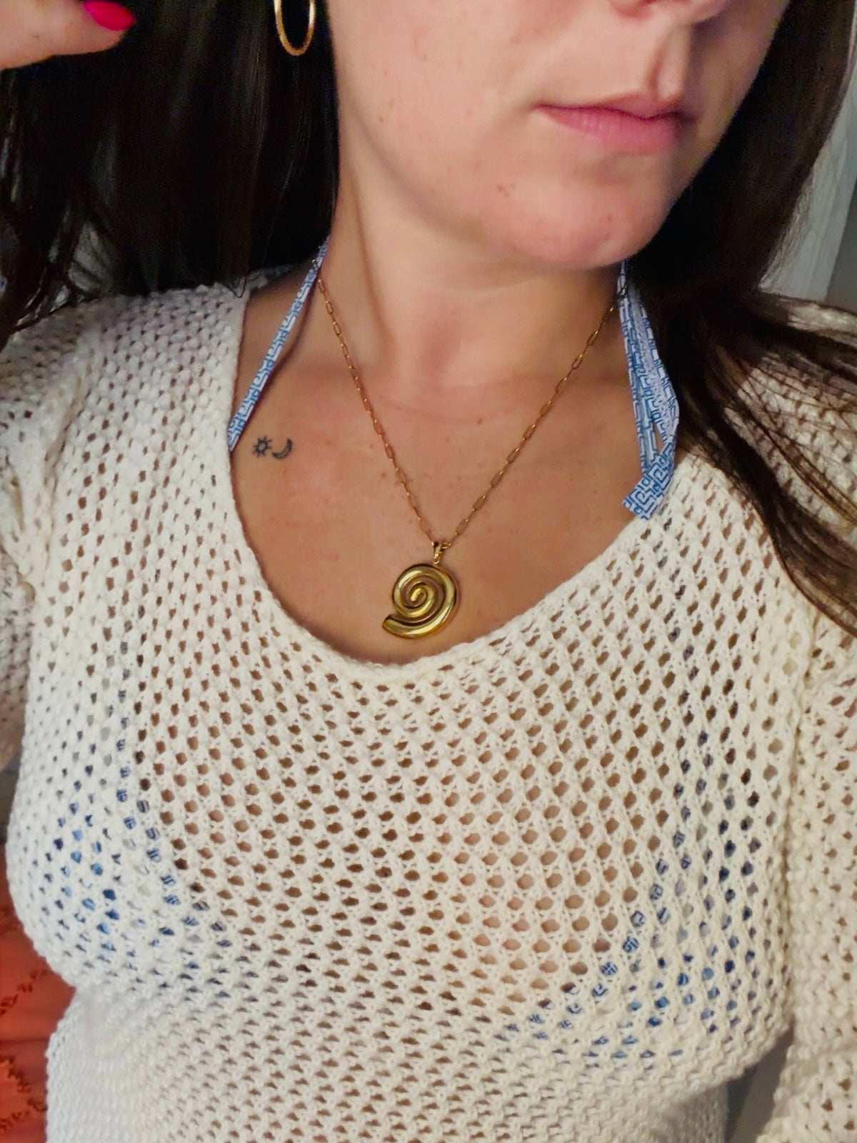Aurelia Spiral Necklace