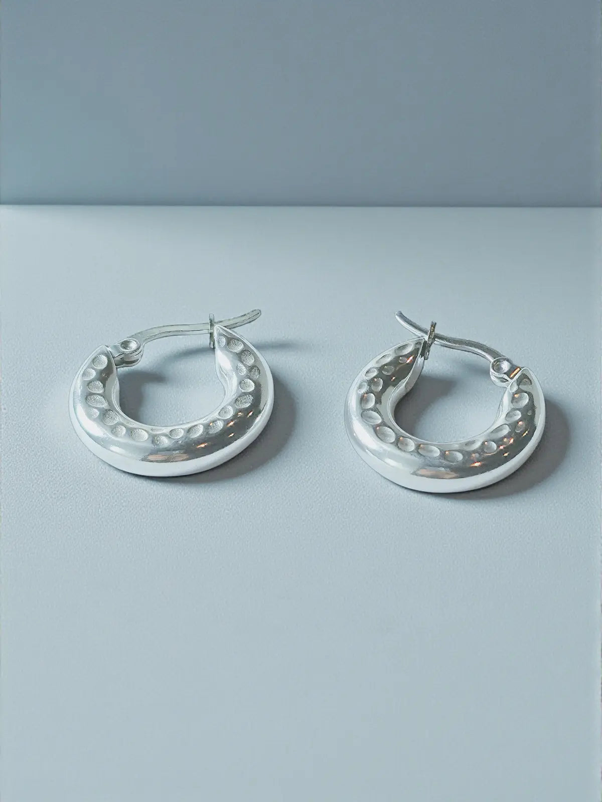 Solene Textured Hoops - Laliyo Bedminster