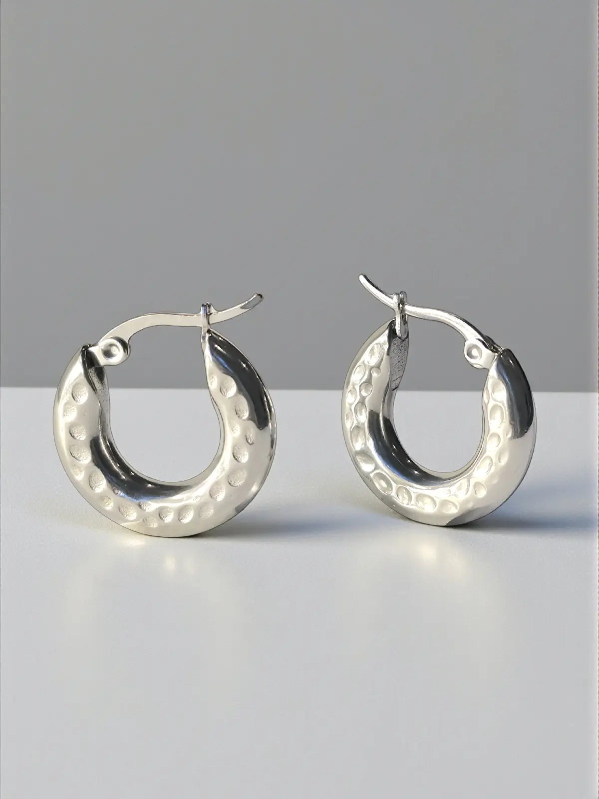 Solene Textured Hoops - Laliyo Bedminster