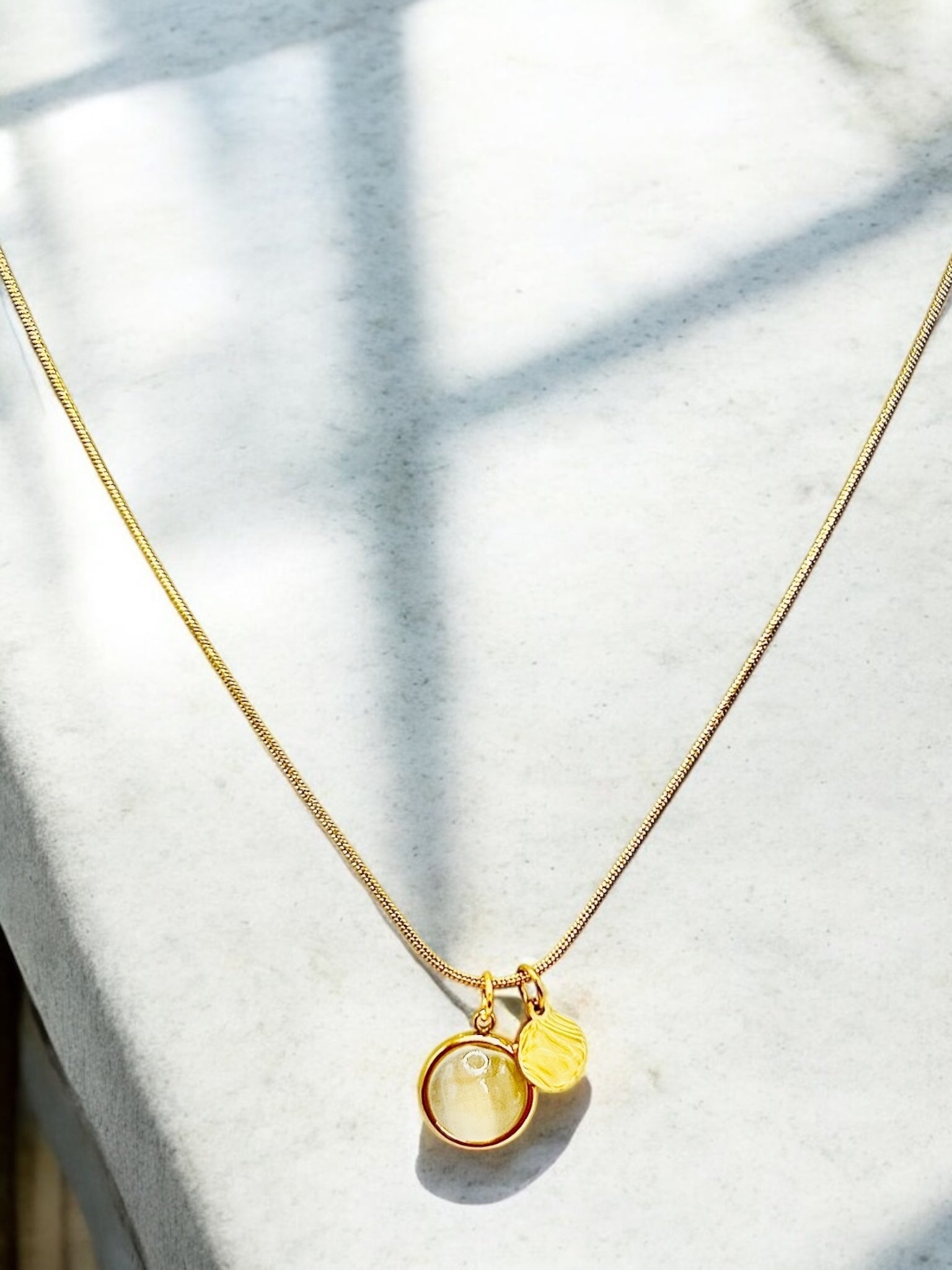 Amberlight Charm Necklace