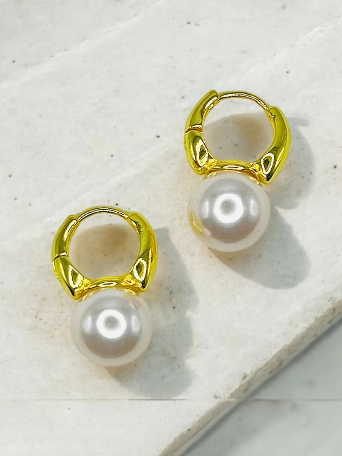 Orla Pearl Hoops