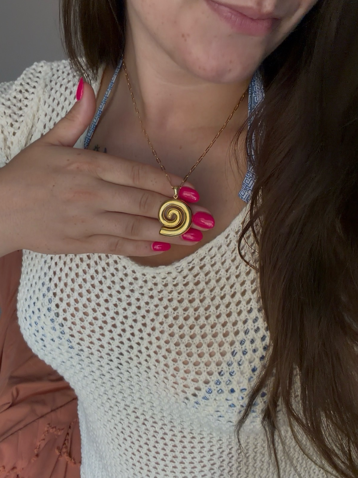 Aurelia Spiral Necklace