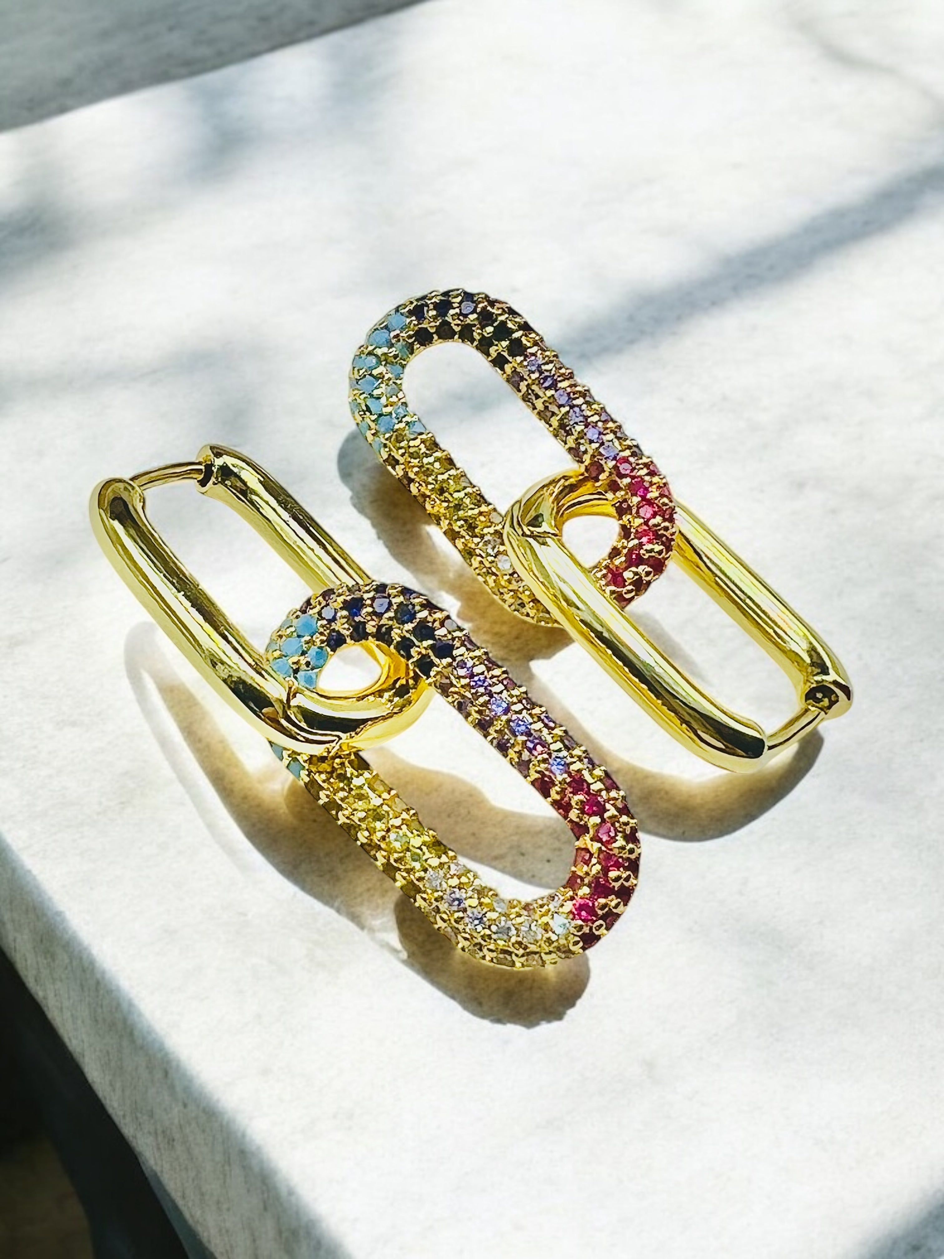 Noir Luxe Links Earrings