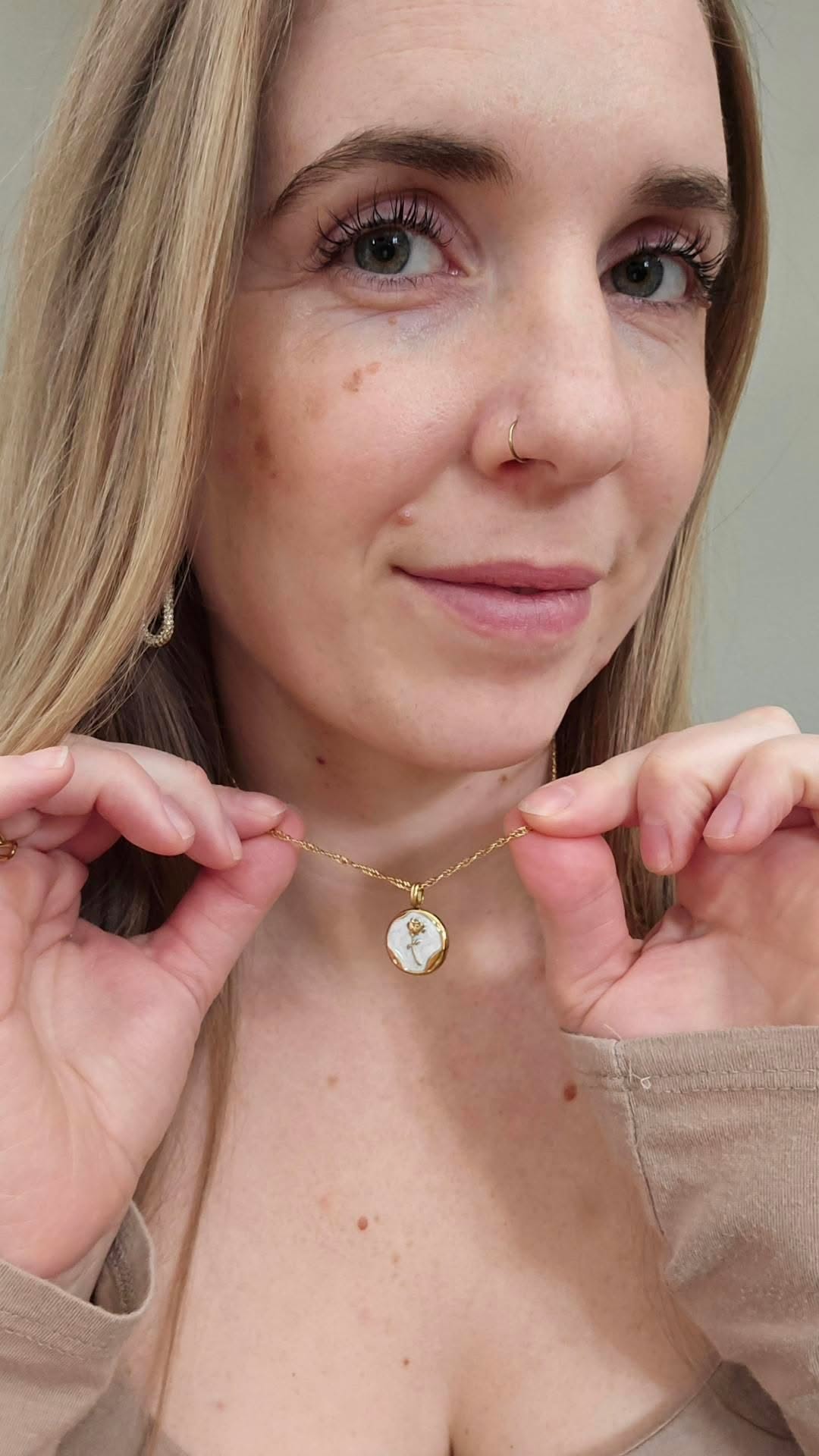 Rosetta Medallion Necklace