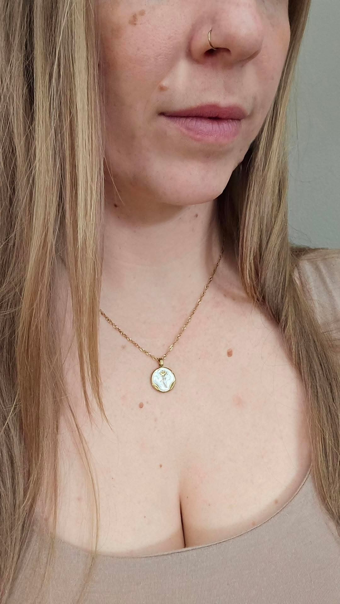 Rosetta Medallion Necklace